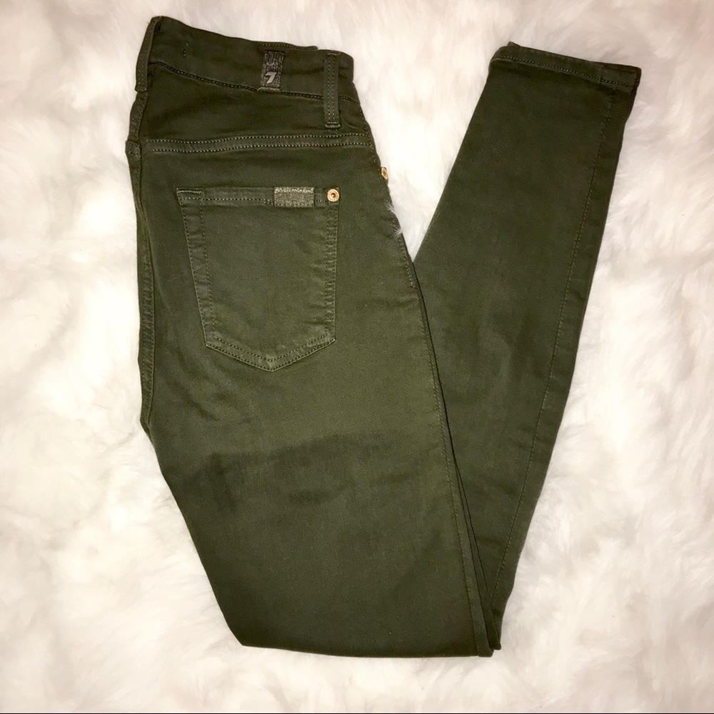 Seven hunter green jeans